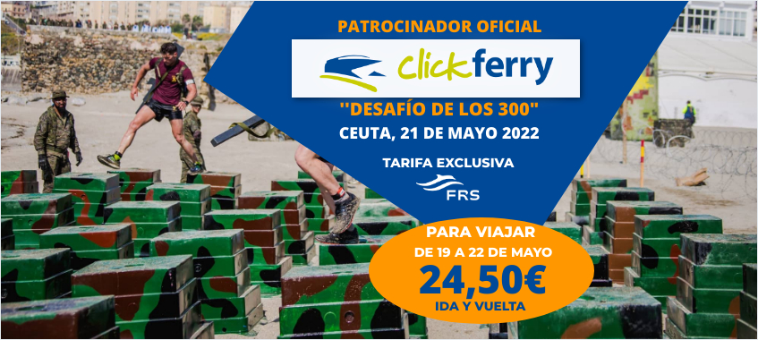 Imagen de Viaja con Clickferry y FRS a Ceuta al Desafío de los 300 por sólo 24,50€ I/V